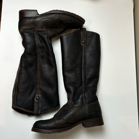 Frye Melissa Button Boot with‎ Sheep Shearling - Picture 6 of 11